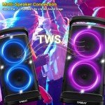 TPBEAT 160W Portable Bluetooth Party Speaker