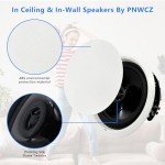 Bluetooth Ceiling Speakers with Amplifier System - 600W