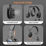 LEVN Bluetooth Headset with AI Noise Cancelling