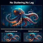 SANSUI 24” FHD IPS Monitor with Built-in Speakers