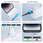 2-Pack Mini Portable iPhone Charger Power Bank