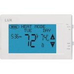 Lux TX9600TS Programmable Touchscreen Thermostat - White
