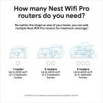 Google Nest WiFi Pro 6E - Mesh Router 3-Pack