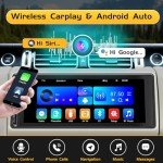 LUSSUVOX Wireless Car Stereo with Apple CarPlay