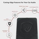 Rockville SS10P 10" Slim Powered Car Subwoofer