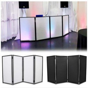 Portable DJ Facade Booth with Travel Bag