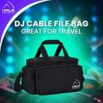 DJ Gig Bag with Padded Bottom and Dividers