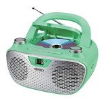 JENSEN Portable Stereo CD Player with Radio - Green