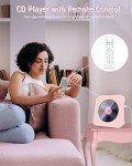 Portable Bluetooth CD Player with HiFi Sound