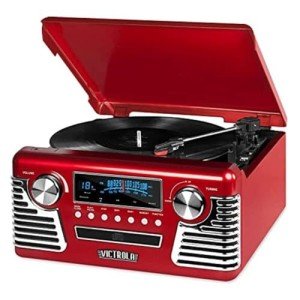 Victrola Retro Bluetooth Record Player & Multimedia Center