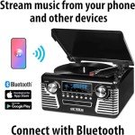 Victrola Retro Bluetooth Record Player & Multimedia Center