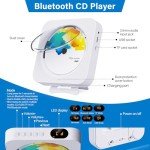 Portable Bluetooth CD Player with Remote Control