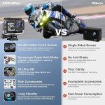 4K Waterproof Action Camera with Dual Touch Screen