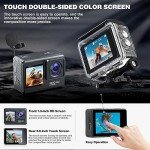 4K Waterproof Action Camera with Dual Touch Screen
