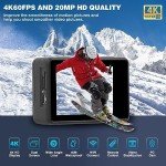 4K Waterproof Action Camera with Dual Touch Screen