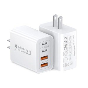 40W USB C Charger Cube 2-Pack Fast Charging