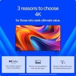 VIZIO 43-inch 4K UHD LED Smart TV w/Dolby Vision HDR, WiFi 6, Bluetooth Headphone Capable, Apple AirPlay, Google Cast Built-in (V4K43M-08, New)