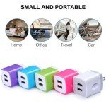 FiveBox 5-Pack USB Wall Charger, Dual 2.1A