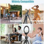 75" Aluminum Camera Tripod with Wireless Remote