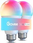Govee Smart Color-Changing Light Bulbs, 2 Pack
