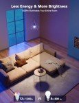 Govee Smart Color-Changing Light Bulbs, 2 Pack