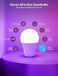 Govee Smart Color-Changing Light Bulbs, 2 Pack