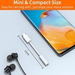 JXMOX USB-C to 3.5mm Headphone Adapter - 2 Pack