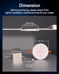 Lumary 6 Inch Smart RGB Recessed Light, 4 Pack