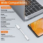 JXMOX USB-C to 3.5mm Headphone Adapter - 2 Pack