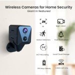 2K WiFi Indoor Security Camera with Night Vision