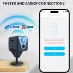 2K WiFi Indoor Security Camera with Night Vision