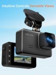 2.5K Dual Dash Cam with Night Vision & 32GB Card