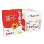 Universal 11289 White Copy Paper, 20lb, 5 Reams