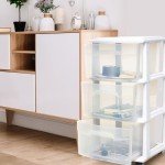 3-Drawer Plastic Storage Cart for Home & Office