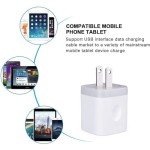 Dual Port USB Wall Charger 2-Pack, 2.1A