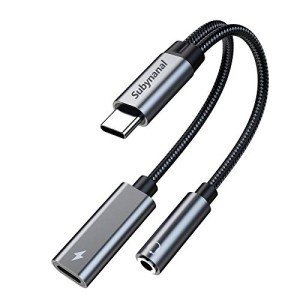 2-in-1 USB-C to 3.5mm Headphone Adapter