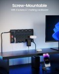 SuperDanny Surge Protector Power Strip with USB Ports