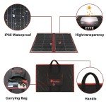 DOKIO 110W Portable Foldable Solar Panel Kit