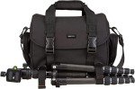 Amazon Basics Large Black DSLR Camera Bag