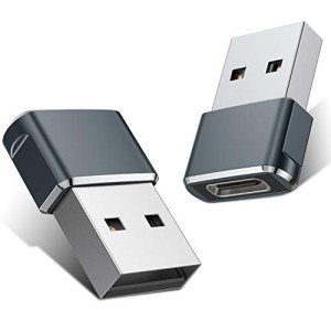 BASESAILOR USB-C to USB Adapter 2-Pack