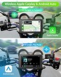 5-Inch Waterproof Motorcycle GPS Navigation with Bluetooth
