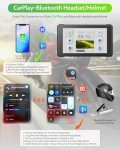 5-Inch Waterproof Motorcycle GPS Navigation with Bluetooth