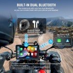 7" Waterproof Motorcycle CarPlay & Android Auto Screen