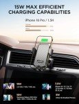 JOYMASS 15W Wireless Car Charger and Phone Holder