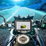5-Inch Waterproof Motorcycle GPS Navigation with Bluetooth