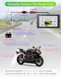 5-Inch Waterproof Motorcycle GPS Navigation with Bluetooth