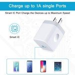 USB Wall Charger Adapter for Phones - 3 Pack