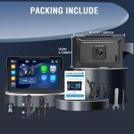 7" Waterproof Motorcycle CarPlay & Android Auto Screen