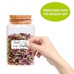 1000 Removable Freezer Labels for Food Storage