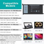 42WH Battery for Dell Inspiron and Latitude Laptops
